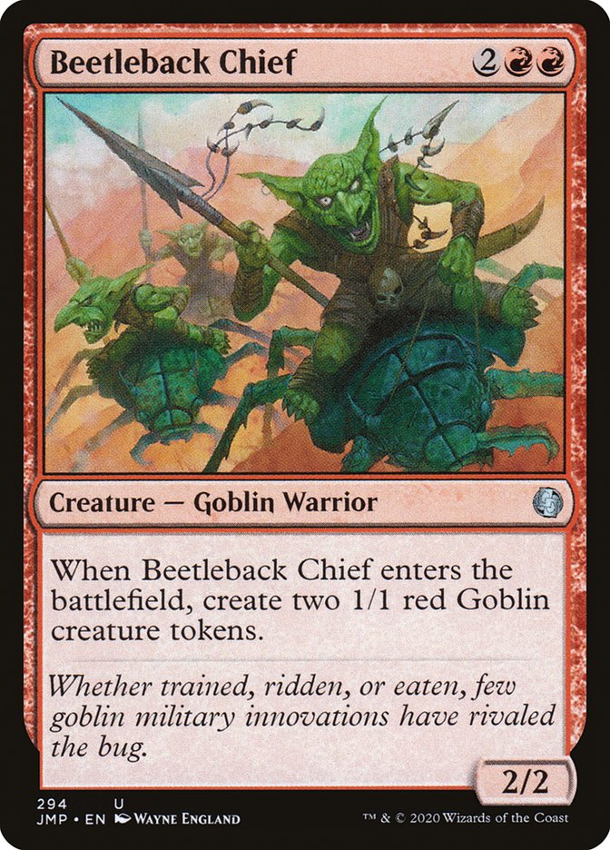 Beetleback Chief [Jumpstart] | Jomio and Rueliete's Cards and Comics
