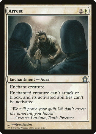 Arrest [Return to Ravnica] | Jomio and Rueliete's Cards and Comics