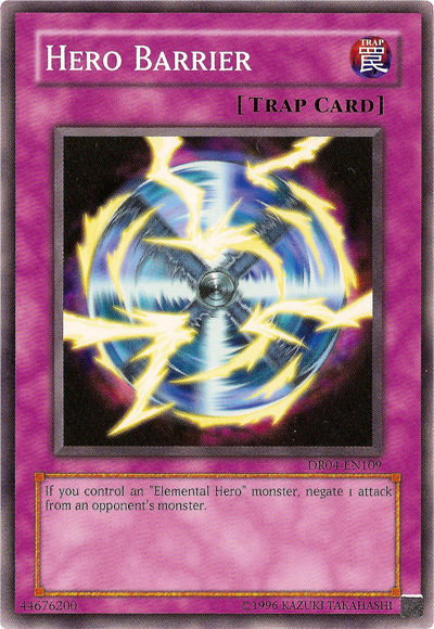 Hero Barrier [DR04-EN109] Common | Jomio and Rueliete's Cards and Comics