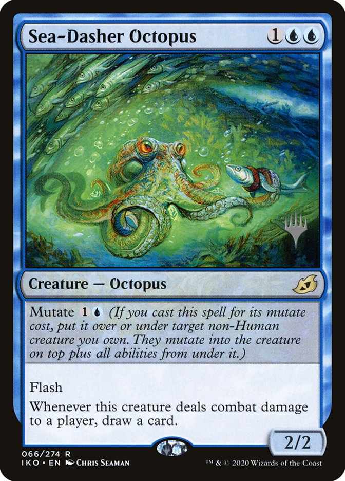 Sea-Dasher Octopus (Promo Pack) [Ikoria: Lair of Behemoths Promos] | Jomio and Rueliete's Cards and Comics