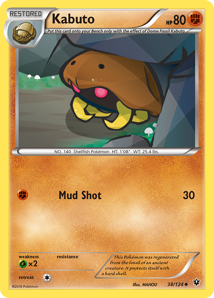 Kabuto (38/124) [XY: Fates Collide] | Jomio and Rueliete's Cards and Comics