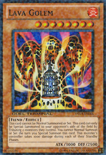 Lava Golem [DT03-EN006] Super Rare | Jomio and Rueliete's Cards and Comics