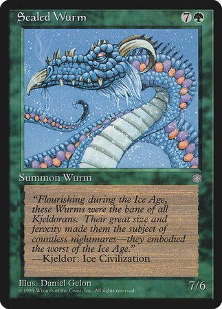 Scaled Wurm [Ice Age] | Jomio and Rueliete's Cards and Comics