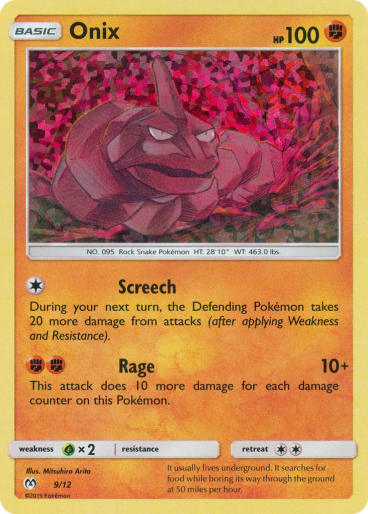 Onix (9/12) [McDonald's Promos: 2019 Collection] | Jomio and Rueliete's Cards and Comics