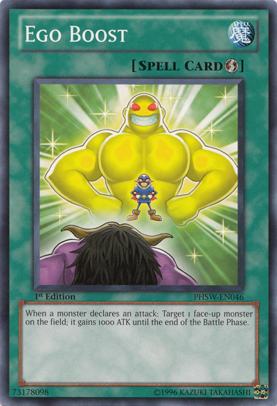 Ego Boost [PHSW-EN046] Common | Jomio and Rueliete's Cards and Comics