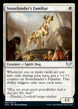 Stonebinder's Familiar [Strixhaven: School of Mages] | Jomio and Rueliete's Cards and Comics