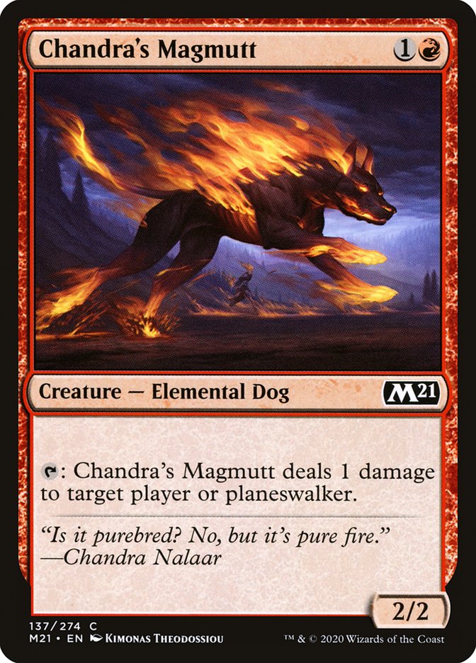 Chandra's Magmutt [Core Set 2021] | Jomio and Rueliete's Cards and Comics