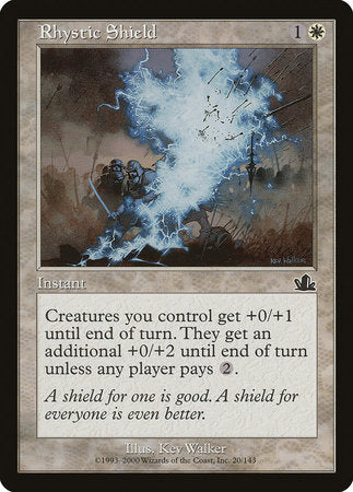 Rhystic Shield [Prophecy] | Jomio and Rueliete's Cards and Comics