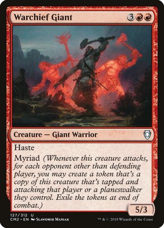 Warchief Giant [Commander Anthology Volume II] | Jomio and Rueliete's Cards and Comics