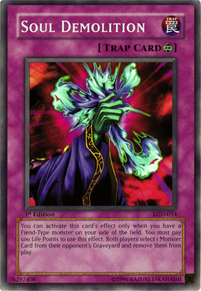 Soul Demolition [LOD-014] Common | Jomio and Rueliete's Cards and Comics