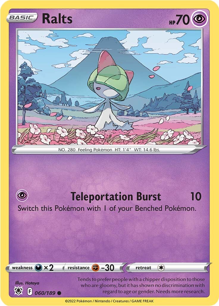 Ralts (060/189) [Sword & Shield: Astral Radiance] | Jomio and Rueliete's Cards and Comics