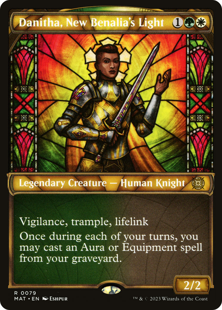 Danitha, New Benalia's Light (Showcase) [March of the Machine: The Aftermath] | Jomio and Rueliete's Cards and Comics