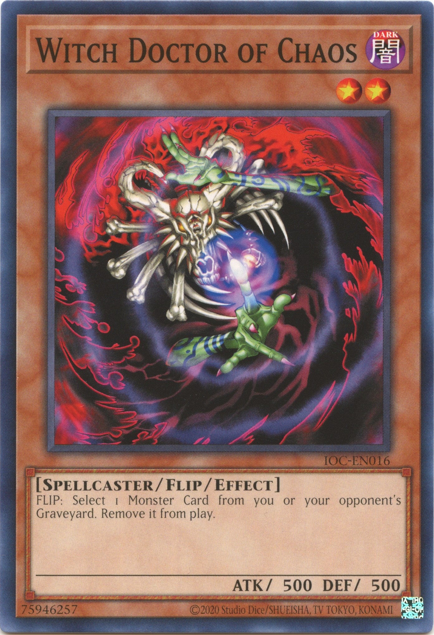 Witch Doctor of Chaos (25th Anniversary) [IOC-EN016] Common | Jomio and Rueliete's Cards and Comics