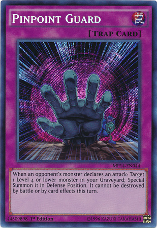 Pinpoint Guard [MP14-EN044] Secret Rare | Jomio and Rueliete's Cards and Comics