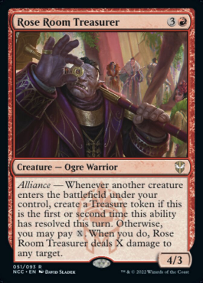 Rose Room Treasurer [Streets of New Capenna Commander] | Jomio and Rueliete's Cards and Comics