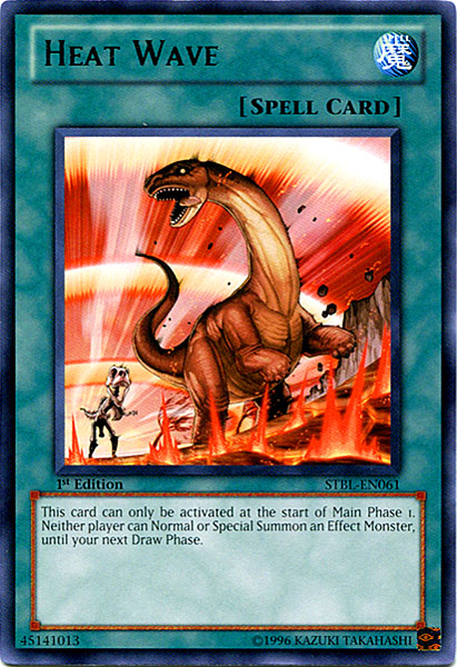 Heat Wave [STBL-EN061] Rare | Jomio and Rueliete's Cards and Comics