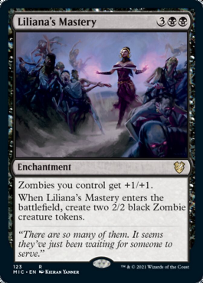 Liliana's Mastery [Innistrad: Midnight Hunt Commander] | Jomio and Rueliete's Cards and Comics