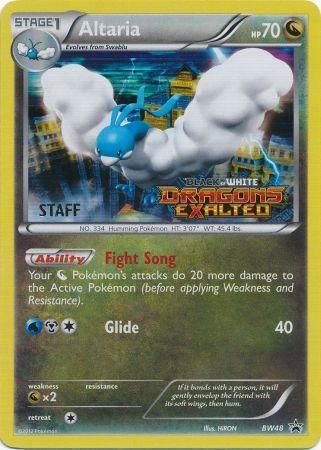Altaria (BW48) (Staff Prerelease Promo) [Black & White: Black Star Promos] | Jomio and Rueliete's Cards and Comics