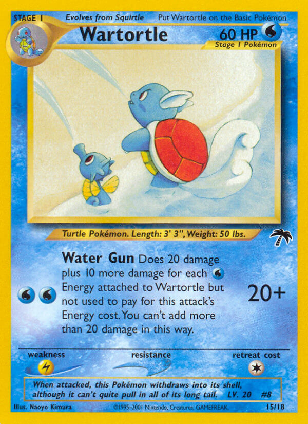 Wartortle (15/18) [Southern Islands] | Jomio and Rueliete's Cards and Comics