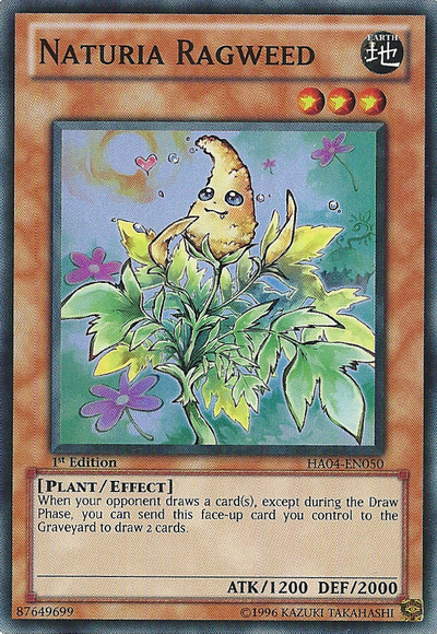 Naturia Ragweed [HA04-EN050] Super Rare | Jomio and Rueliete's Cards and Comics