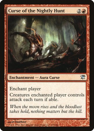Curse of the Nightly Hunt [Innistrad] | Jomio and Rueliete's Cards and Comics