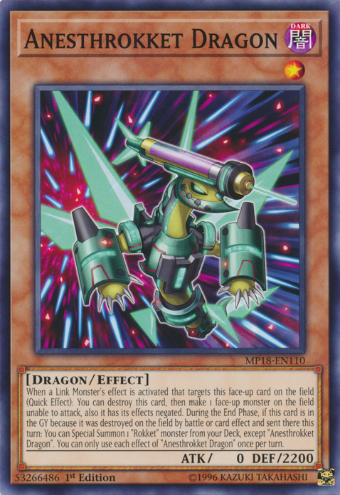Anesthrokket Dragon [MP18-EN110] Common | Jomio and Rueliete's Cards and Comics