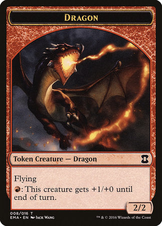Dragon Token [Eternal Masters Tokens] | Jomio and Rueliete's Cards and Comics