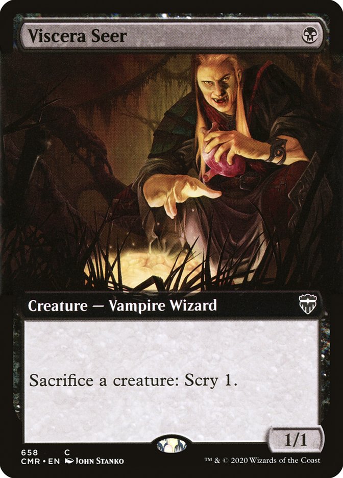 Viscera Seer (Extended Art) [Commander Legends] | Jomio and Rueliete's Cards and Comics