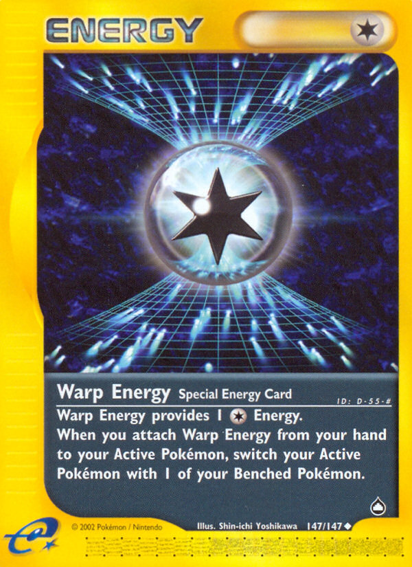 Warp Energy (147/147) [Aquapolis] | Jomio and Rueliete's Cards and Comics