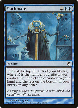 Machinate [Darksteel] | Jomio and Rueliete's Cards and Comics