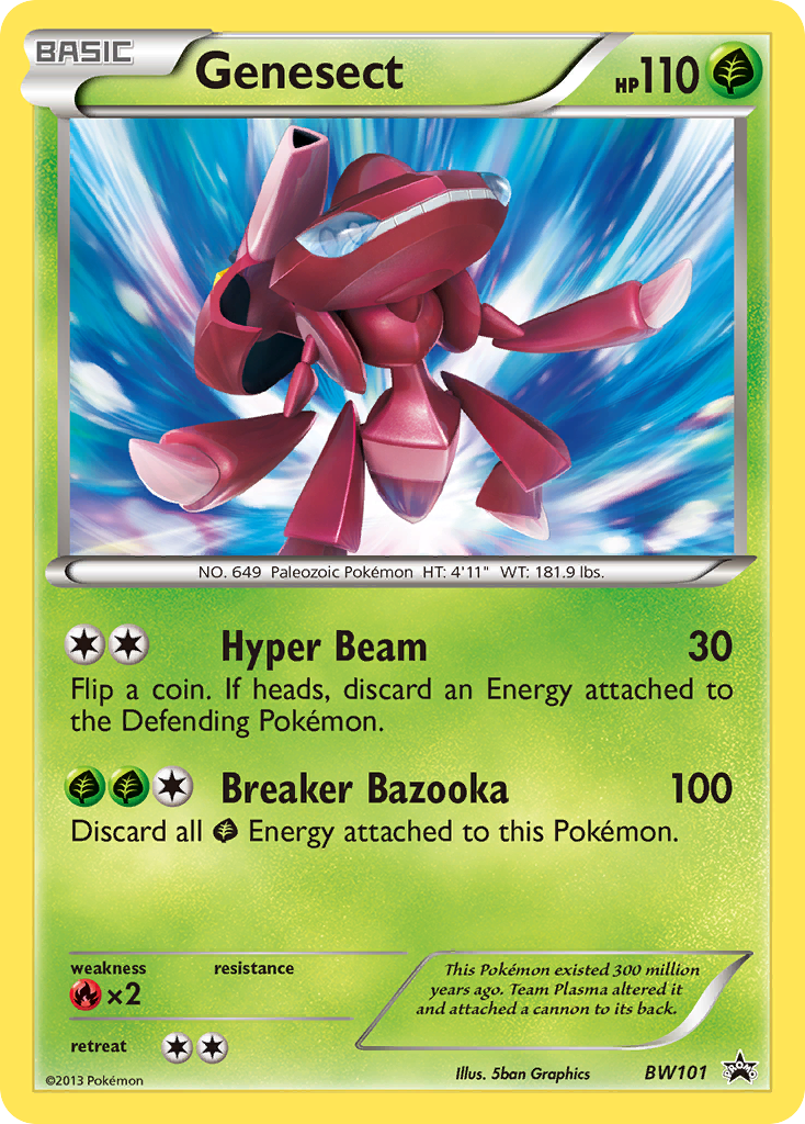 Genesect (BW101) [Black & White: Black Star Promos] | Jomio and Rueliete's Cards and Comics