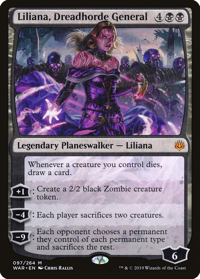 Liliana, Dreadhorde General [War of the Spark] | Jomio and Rueliete's Cards and Comics