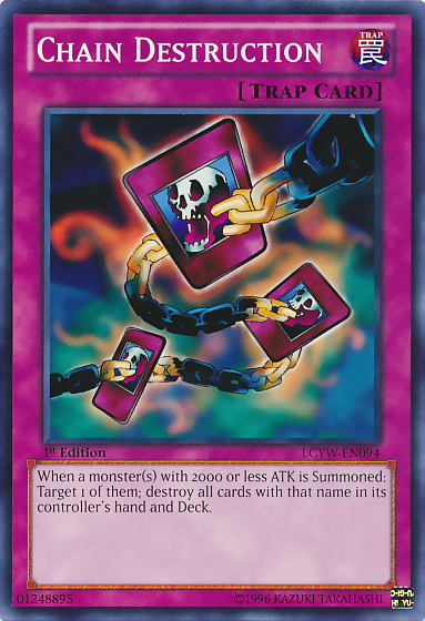 Chain Destruction [LCYW-EN094] Common | Jomio and Rueliete's Cards and Comics