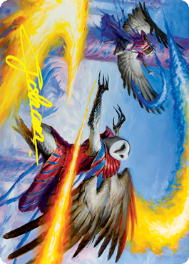 Teach by Example Art Card (Gold-Stamped Signature) [Strixhaven: School of Mages Art Series] | Jomio and Rueliete's Cards and Comics
