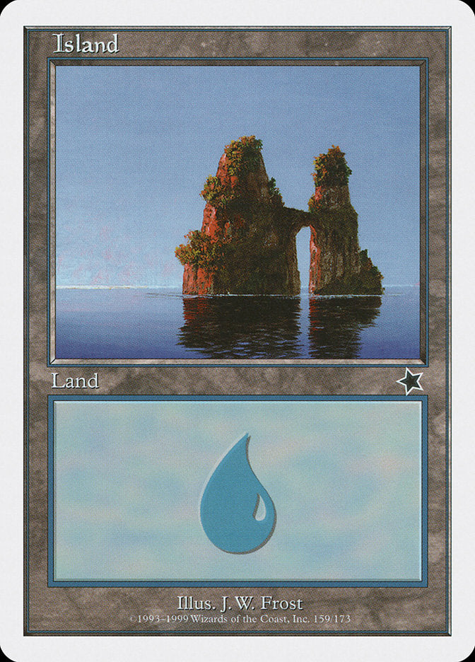 Island (159) [Starter 1999] | Jomio and Rueliete's Cards and Comics