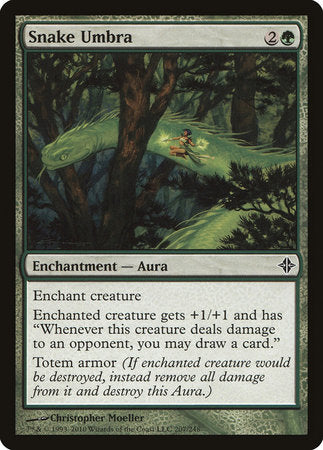 Snake Umbra [Rise of the Eldrazi] | Jomio and Rueliete's Cards and Comics