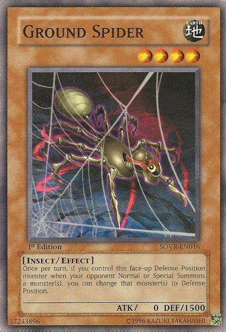 Ground Spider [SOVR-EN016] Common | Jomio and Rueliete's Cards and Comics