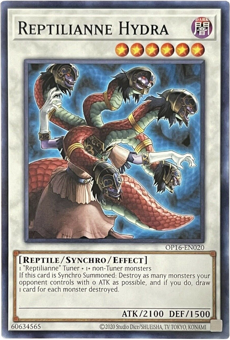 Reptilianne Hydra [OP16-EN020] Common | Jomio and Rueliete's Cards and Comics