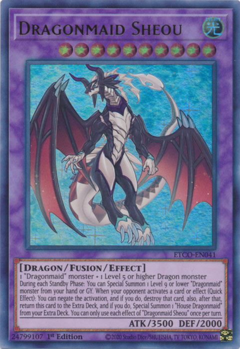 Dragonmaid Sheou [ETCO-EN041] Ultra Rare | Jomio and Rueliete's Cards and Comics