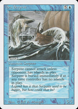 Sea Serpent [Revised Edition] | Jomio and Rueliete's Cards and Comics