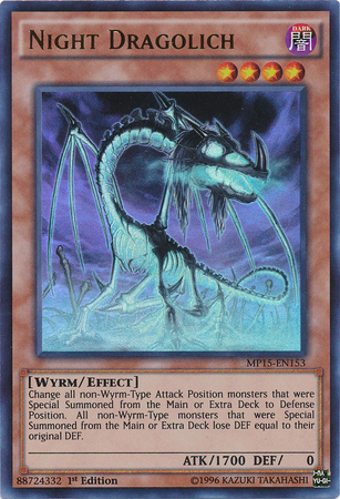 Night Dragolich [MP15-EN153] Ultra Rare | Jomio and Rueliete's Cards and Comics