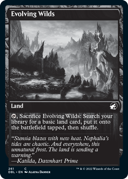 Evolving Wilds (261) [Innistrad: Double Feature] | Jomio and Rueliete's Cards and Comics