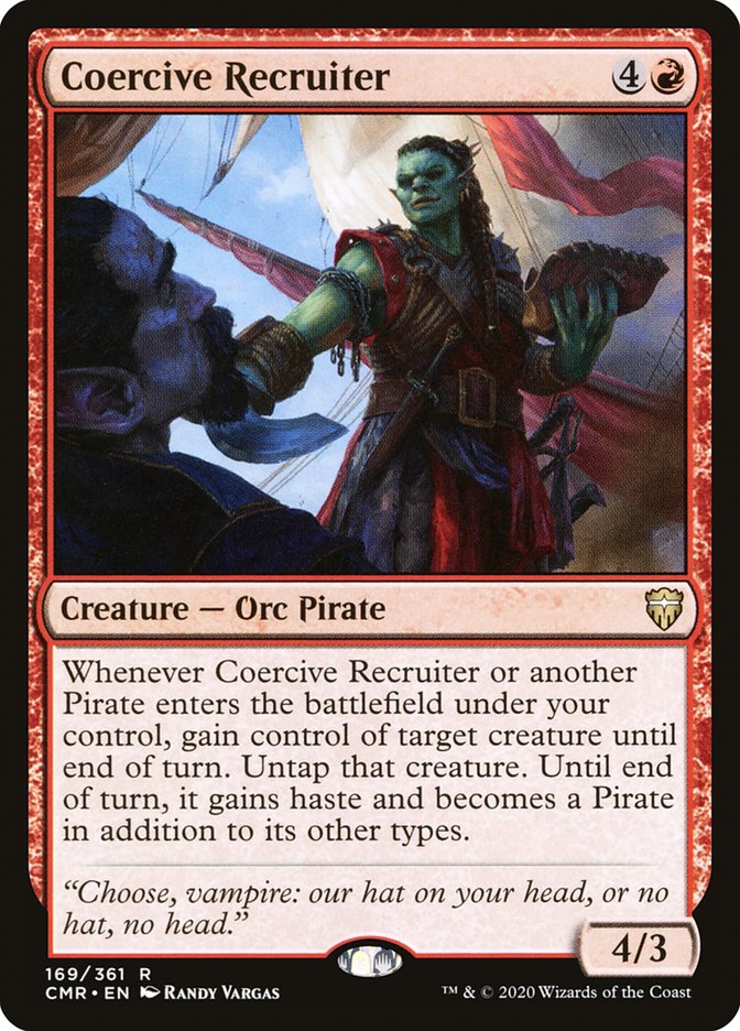 Coercive Recruiter [Commander Legends] | Jomio and Rueliete's Cards and Comics