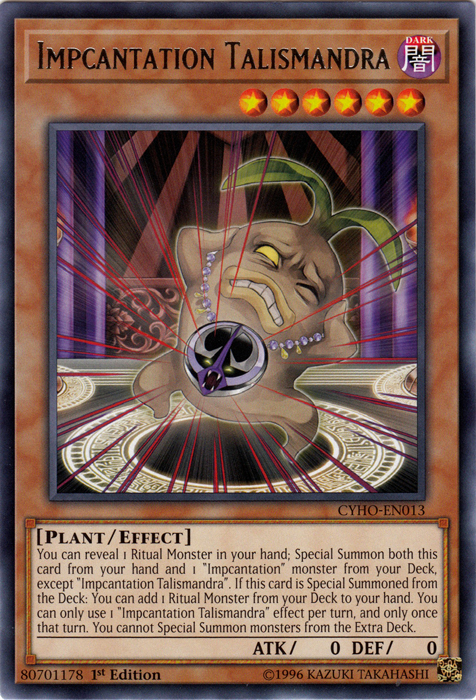 Impcantation Talismandra [CYHO-EN013] Rare | Jomio and Rueliete's Cards and Comics