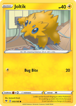 Joltik (055/185) [Sword & Shield: Vivid Voltage] | Jomio and Rueliete's Cards and Comics