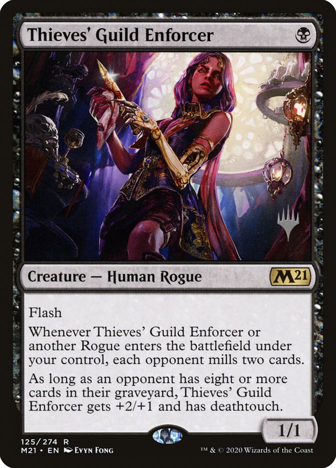 Thieves' Guild Enforcer (Promo Pack) [Core Set 2021 Promos] | Jomio and Rueliete's Cards and Comics