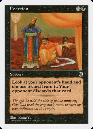 Coercion [Portal Three Kingdoms] | Jomio and Rueliete's Cards and Comics