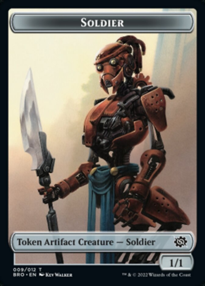 Soldier Token (009) [The Brothers' War Tokens] | Jomio and Rueliete's Cards and Comics