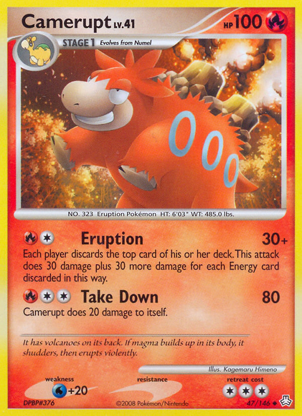Camerupt (47/146) [Diamond & Pearl: Legends Awakened] | Jomio and Rueliete's Cards and Comics
