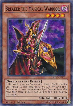 Breaker the Magical Warrior (Shatterfoil) [BP03-EN005] Shatterfoil Rare | Jomio and Rueliete's Cards and Comics